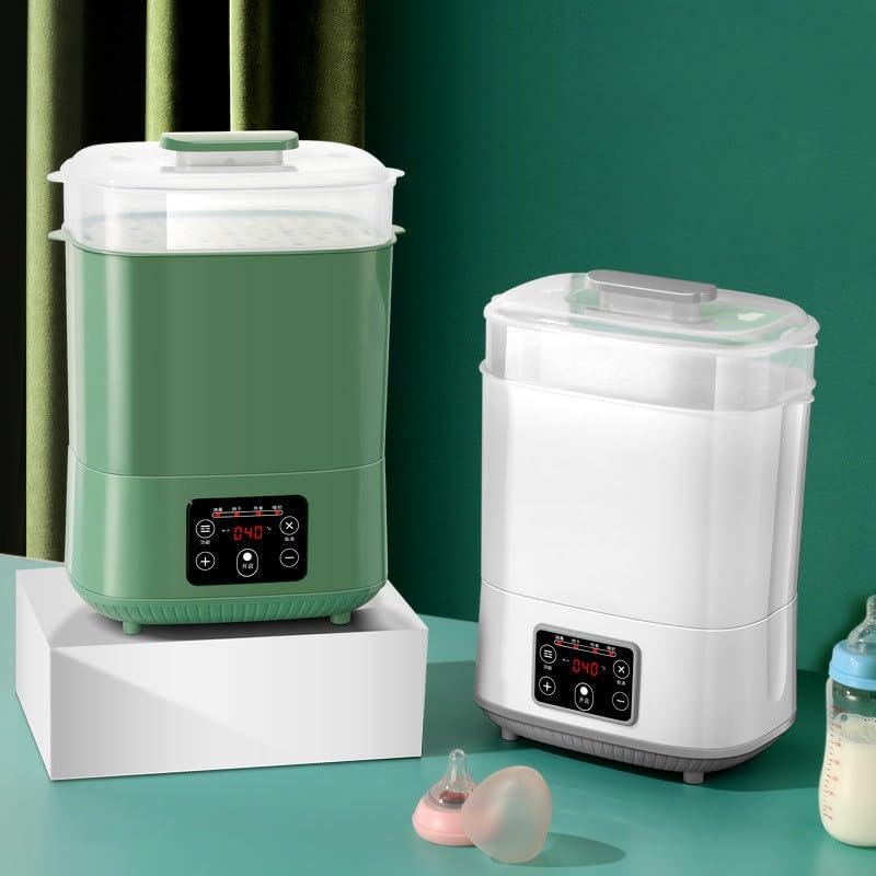 MarlaMall 4-in-1 Electric Steam Baby Bottle Sterilizer and Dryer (Green) - Image 2