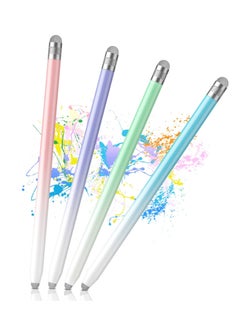 Y&D Stylus Pens for Touch Screens, 4 Pcs Pen iPad with Precision Double Fiber Tips, Compatible Apple iPad/iPhone/Android/Tablets and Other Capacitive Screen  - Image 1