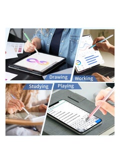 Y&D Stylus Pens for Touch Screens, 4 Pcs Pen iPad with Precision Double Fiber Tips, Compatible Apple iPad/iPhone/Android/Tablets and Other Capacitive Screen  - Image 5