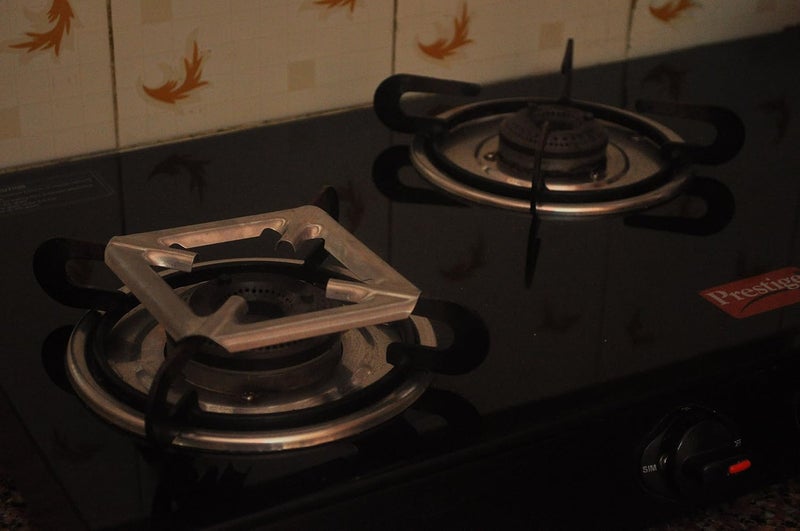 Happy Chef Gas Stove Burner Extra Attachment Removable Grill/Jali (12.5 x 12.5 cm) - Image 4
