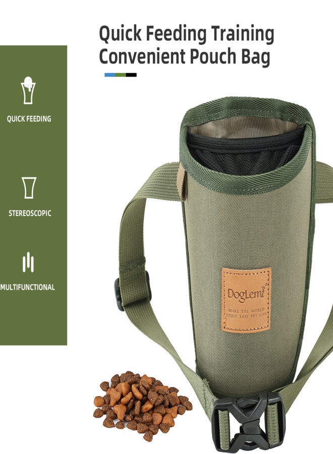 DogLemi Dog Treat Pouch Outdoor Portable Training Waist Bag Pet Snack Storage Bag - Treat Pouches for Pet Training and Dog Treat Bag - Three-dimensional Fashionable Design - Comfortable Wearing Experience - - Image 2