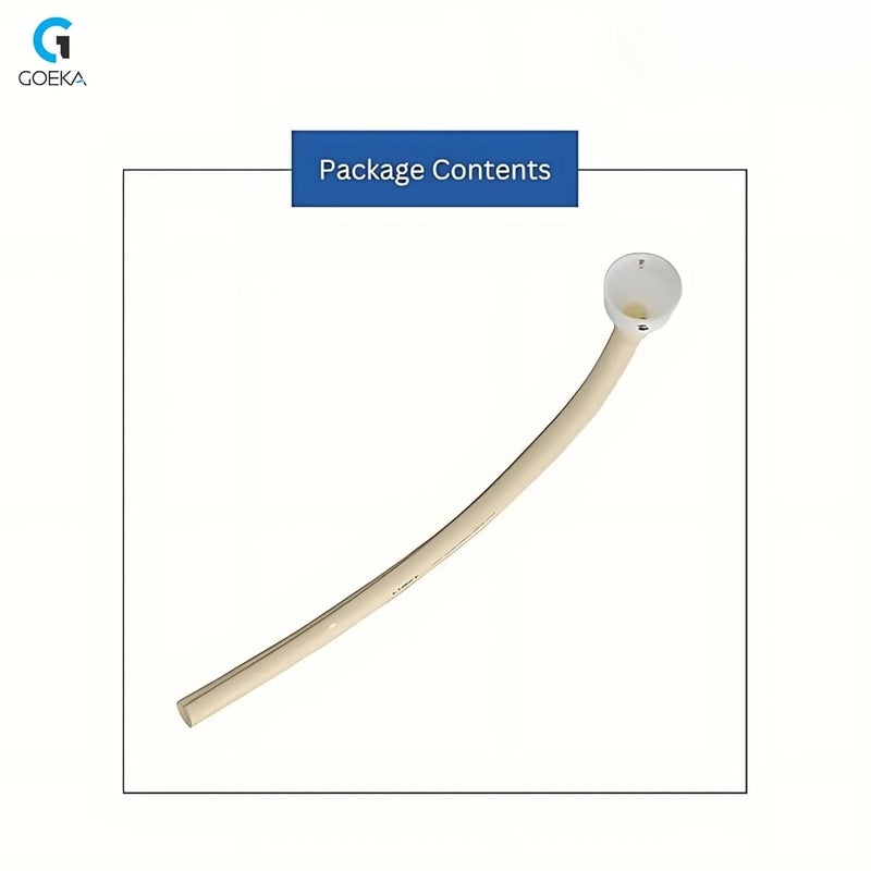 GOEKA 36-Inch Waste Pipe for Wash Basin & Sink Drain | Flexible, Durable White Drainage Pipe for Bathroom and Kitchen Water Outlet - Image 5