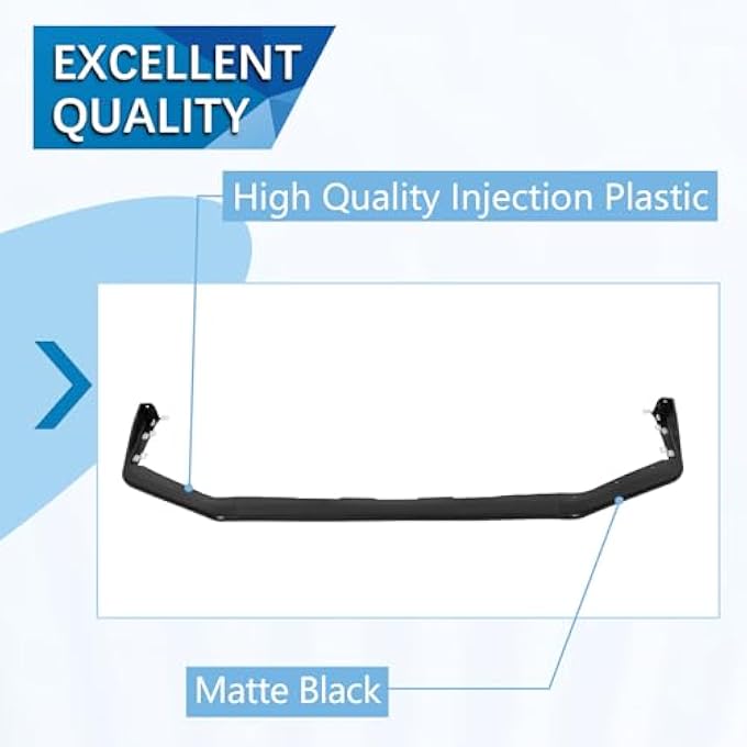 ECOTRIC Front Bumper Lip Compatible with 2016-2023 Chevy Chevrolet Camaro SS V8 Front Air Chin Underbody Front Lip Spoiler - Image 3