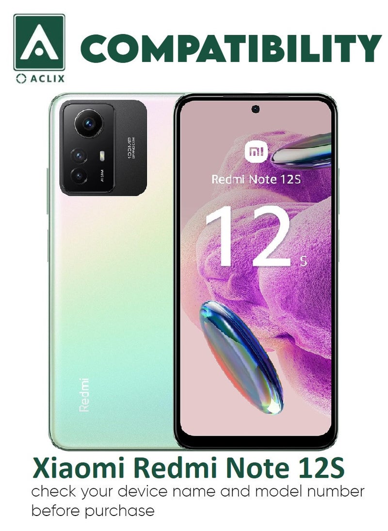 ACLIX 5 Pieces Antistatic ESD Dustproof Premium Quality High Definition Tempered Glass Screen Protector Designed For Xiaomi Redmi Note12S - Image 3