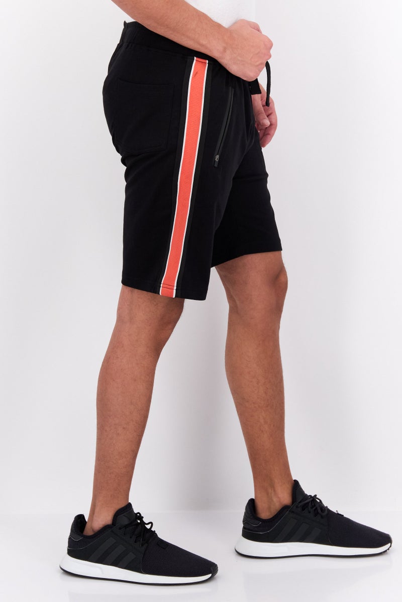 GAS Men Brand Logo Basic Shorts, Black - Image 2