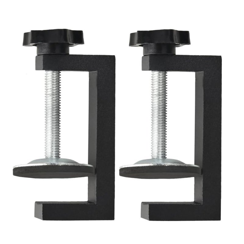 Serplex ® 2Pcs Woodwork C Clamps - Carbon Steel, Wooden Panel Holder, DIY Craft, Metalworking, Drilling, Punching, Drawer Door Installation - Image 1