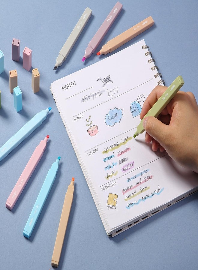 Mr. Pen- Aesthetic Highlighters, 8 Pcs, Chisel Tip, Pastel & Vintage Colors, Cute Assorted Colors, Bible Highlighters and Pens No Bleed for Bible Pages - Image 5