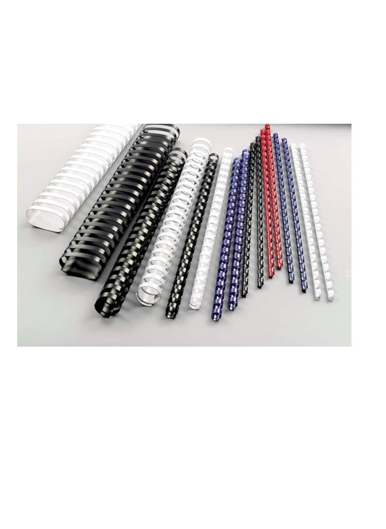 SUPER DEAL 50-Piece Binding Combs 25mm Blue  - Image 2