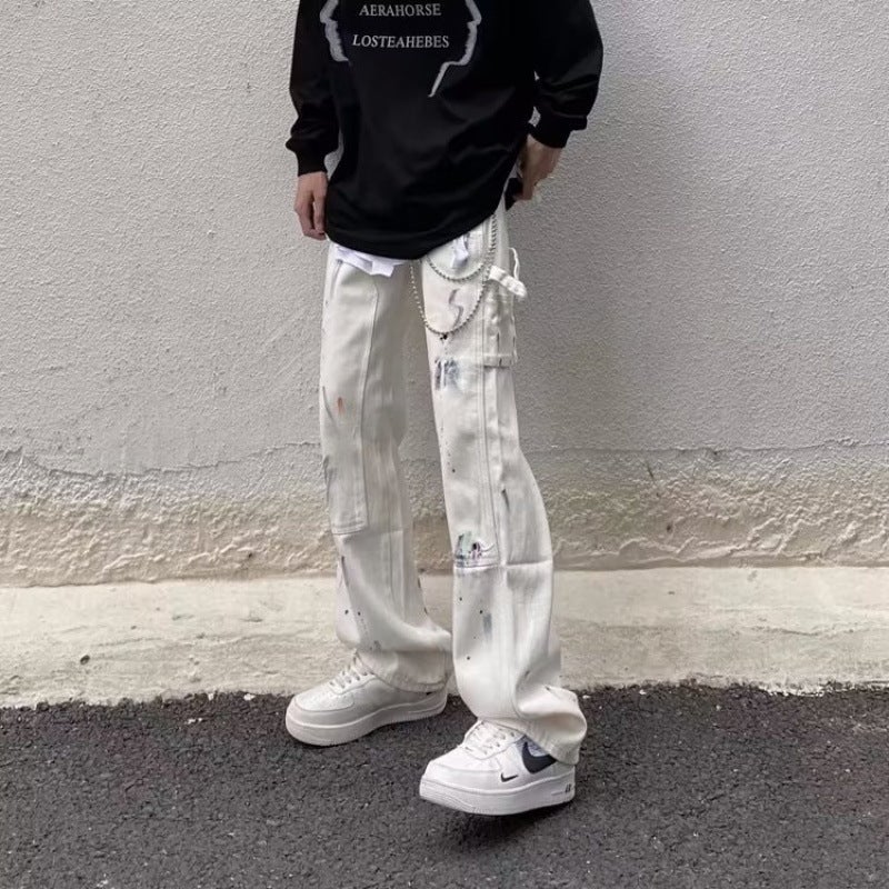 Unisex Casual Daily Denim Jeans - Image 2