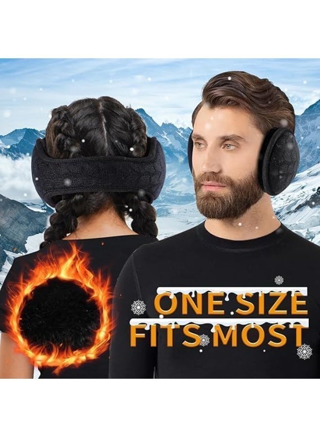 أسفل الأذن لشتاء النساء والرجال، الحياكة قابل للتعديل النساء أسفل الأذن الشتاء، جنس واحد الشتاء أسفل الأذن النساء فتاة - Image 4