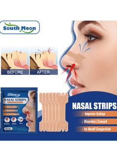 SOUTH MOON 24 Pcs Nasal Strips, Anti-Snoring Nasal Patch to Help Stop Snoring, Snoring Solution and Instant Relief for Nasal Congestion Caused By Colds and Allergies  - Image 5