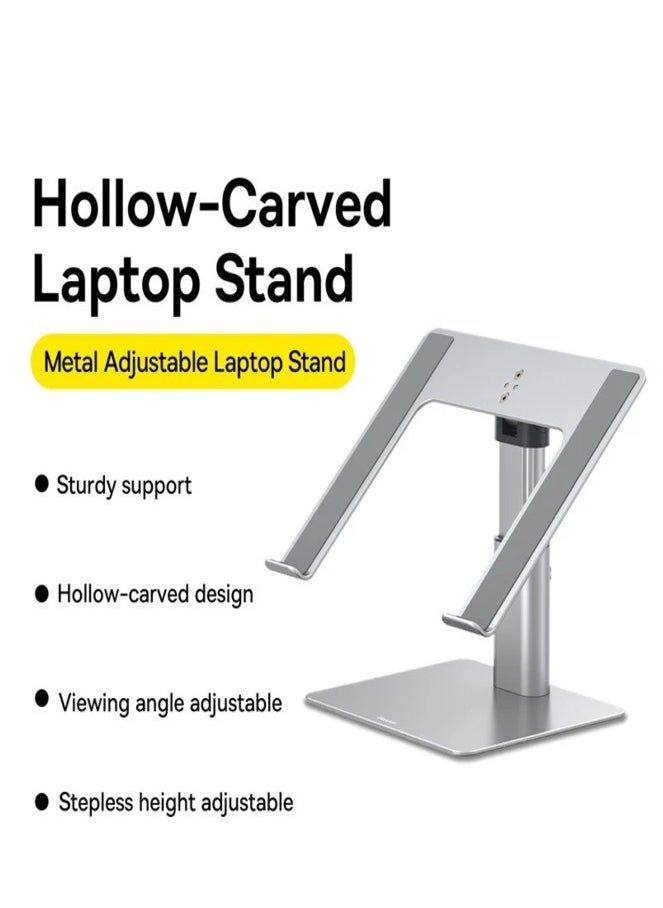 AROAQ - Laptop Desk Stand Foldable Aluminum Laptop Stand for Collaborative Work Adjustable Vertical and Horizontal Notebook and Tablet Support - Image 1