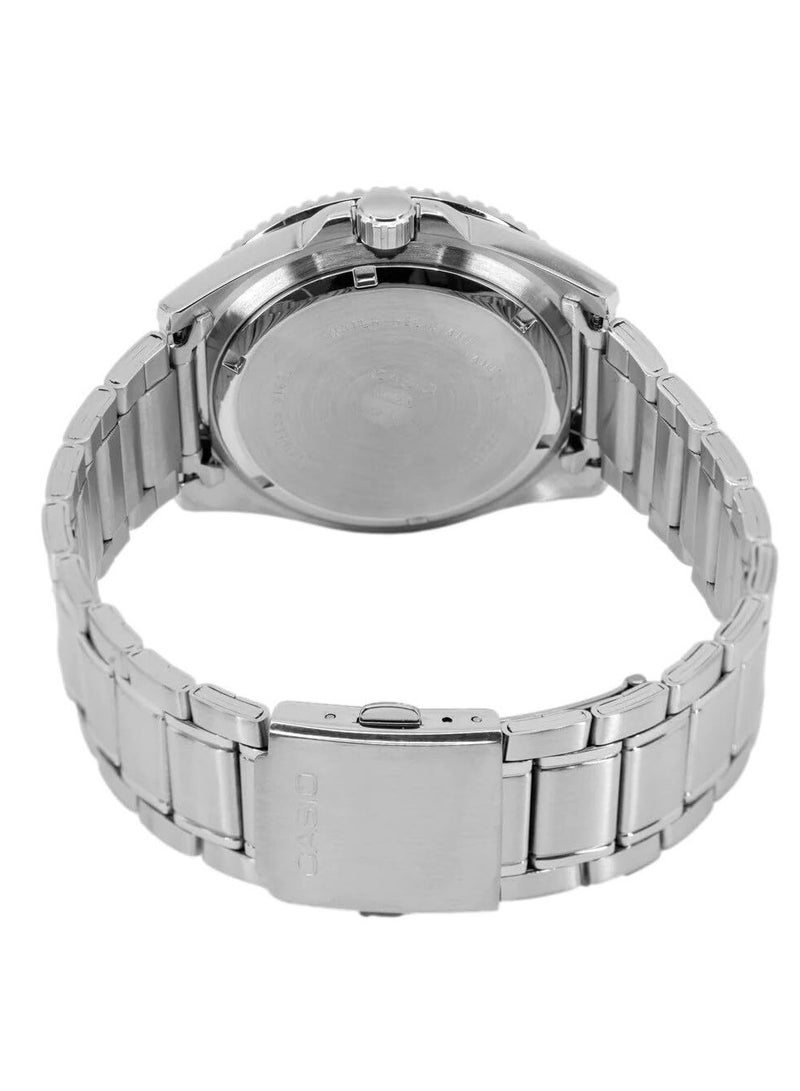 CASIO Men's Dive Multicolor Dial, Silver Band Watch - MDV-107D-1A2VDF - Image 5