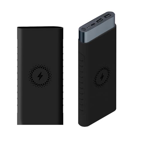 GadgetBite Silicone case for Xiaomi 10000mAh Power Bank, for Xiaomi mi [Power Bank NOT Included] (ONLY CASE)- Black - Image 1