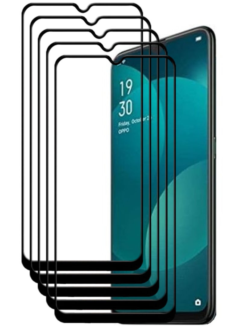 ACLIX 5 Pieces Antistatic ESD Dustproof Premium Quality High Definition Tempered Glass Screen Protector Designed For Oppo F11 - Image 1
