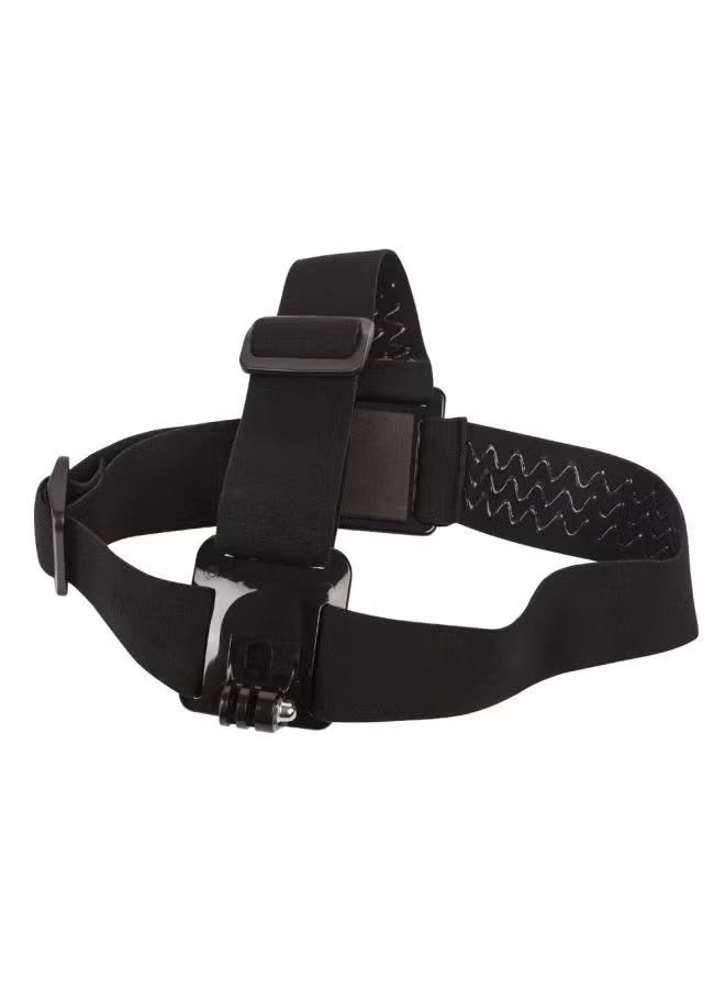 Ozone Elastic Head Strap Band Mount With Glue Strip For GoPro Hero 3 Plus Camera Black 