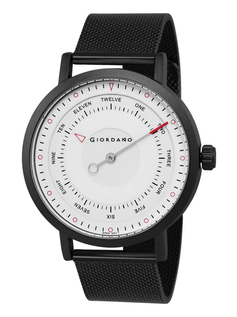 Giordano Wrist Watch for Men Stylish Stainless Steel Strap | 2 Hand Mechanism Analog Watch - GD-50009-33 - Image 2