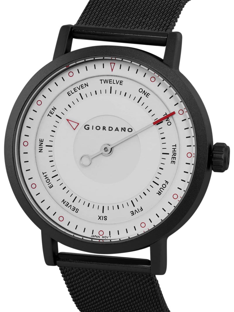 Giordano Wrist Watch for Men Stylish Stainless Steel Strap | 2 Hand Mechanism Analog Watch - GD-50009-33 - Image 3