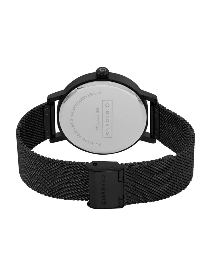 Giordano Wrist Watch for Men Stylish Stainless Steel Strap | 2 Hand Mechanism Analog Watch - GD-50009-33 - Image 5