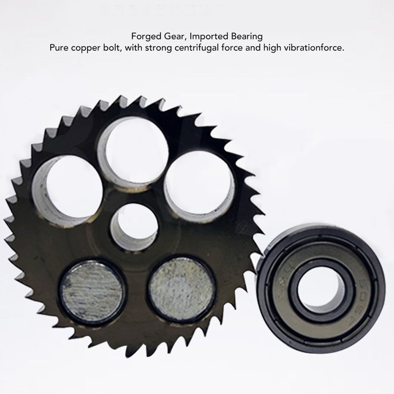 Pneumatic Turbine Vibrator G1/4in Adjustable Air Turbine Oscillator for Industrial Use - Image 3