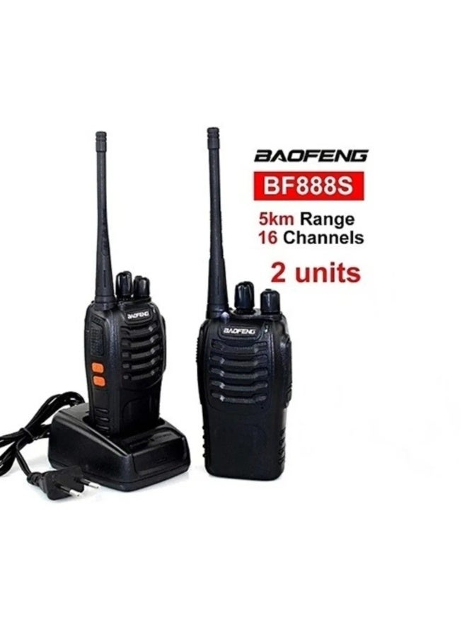 Two Baofeng rechargeable long-range wireless communication devices - Image 2