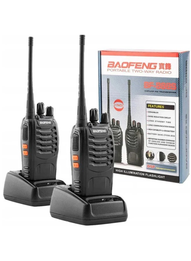Two Baofeng rechargeable long-range wireless communication devices - Image 3