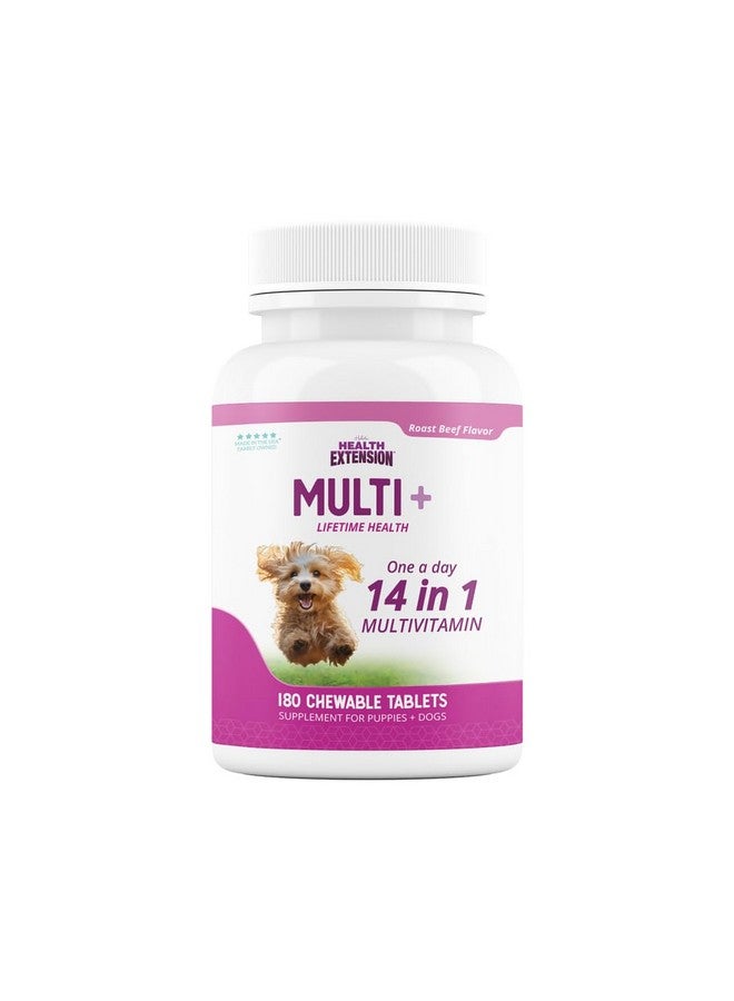 Health Extension Health Extension Lifetime Multivitamin and Mineral Tablets for Dogs & Puppies, 180 Tablets - Immune, Digestion, Joint Support, Coat & Skin Health  - Image 1