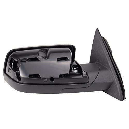 TRQ Passenger Side Mirror Power Heated Memory Smooth Black with Puddle Light Compatible with 2013-2019 Ford Flex FO1321622 - Image 4
