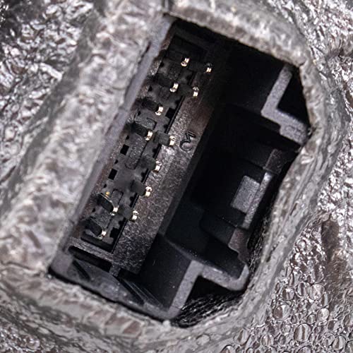 TRQ Passenger Side Mirror Power Heated Memory Smooth Black with Puddle Light Compatible with 2013-2019 Ford Flex FO1321622 - Image 2