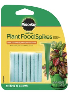 Miracle-Gro Indoor Plant Food Spikes, Includes 24 Spikes - Continuous Feeding for all Flowering and Foliage Houseplants  - Image 1