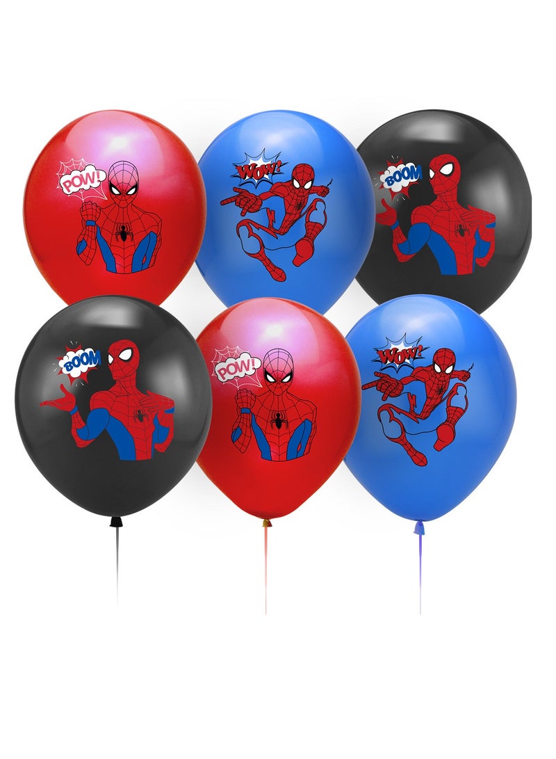 S-Quality Spider-Man Themed Birthday Party Decoration Children's Birthday Flag Cake Balloon Set Arrangement - Image 4