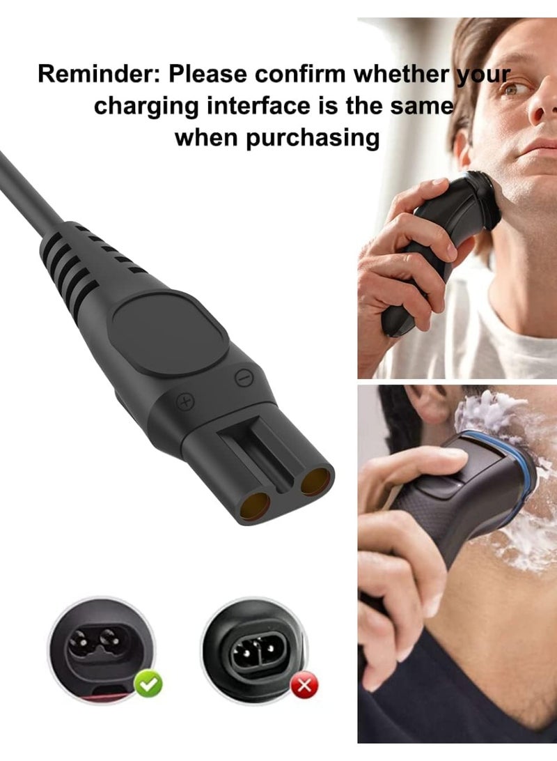 VIUAUAX شاحن ماكينة حلاقة 15 فولت متوافق مع Philips HQ8505 7000 5000 3000 Series mg5750 mg7790 7750، محول ماكينة حلاقة كهربائية ومشذبة لحية، مزود طاقة تيار متردد للشحن - Image 4
