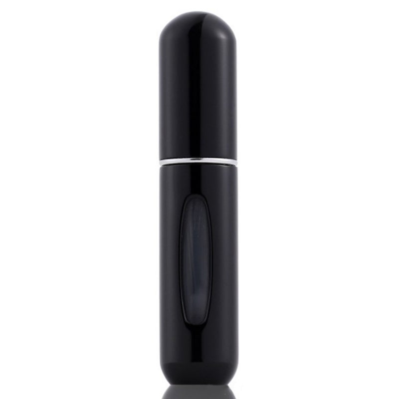 Refilling Perfume Bottle 5Pcs 5ml Portable Bottom Direct Filling - Transparent Viewing Window Fine Spray Aluminum Body for Travel Daily Use On-the-Go Users - Image 5
