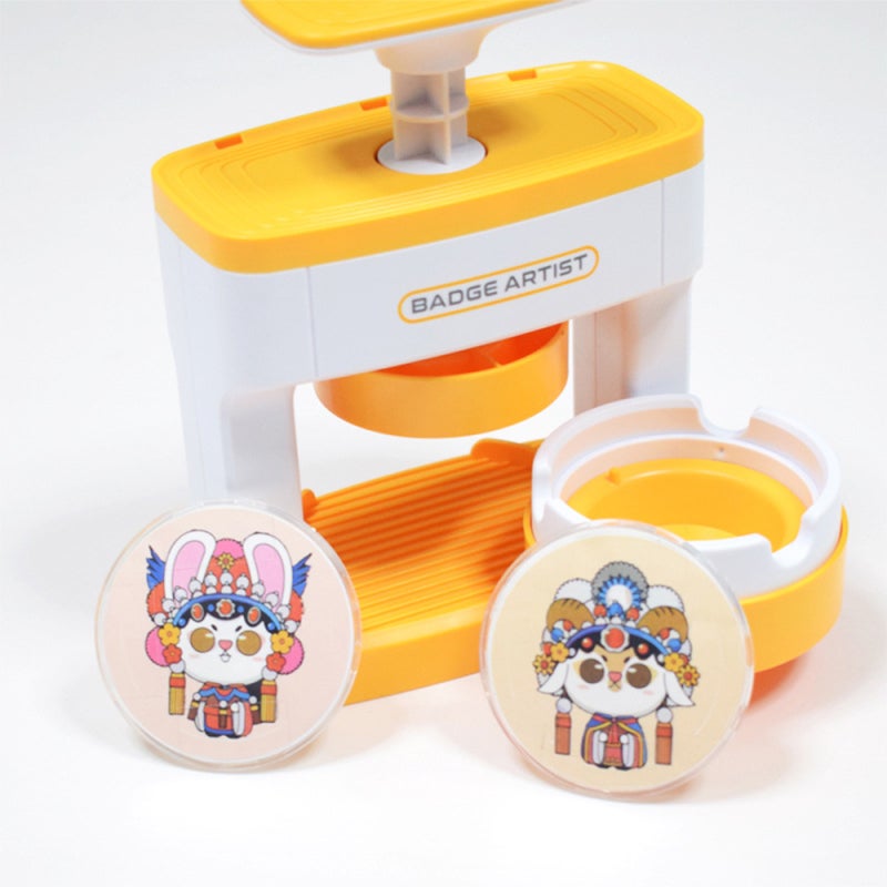 Button Maker Machine 48Pcs 55mm Badge Kit With Complete Accessories - Installation-Free Pin Press Maker For Kids - Image 2