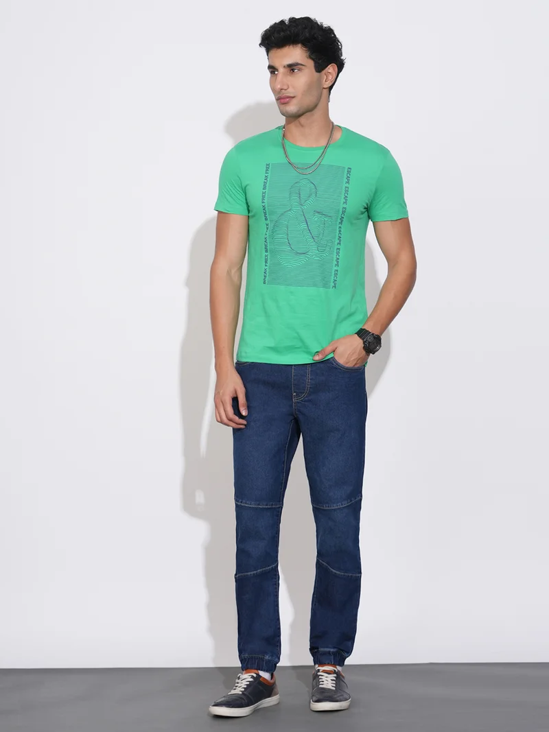 Being Human DARK TONE Men Jogger Mid-Rise Stretchable Jeans for Men | Best Price UAE
