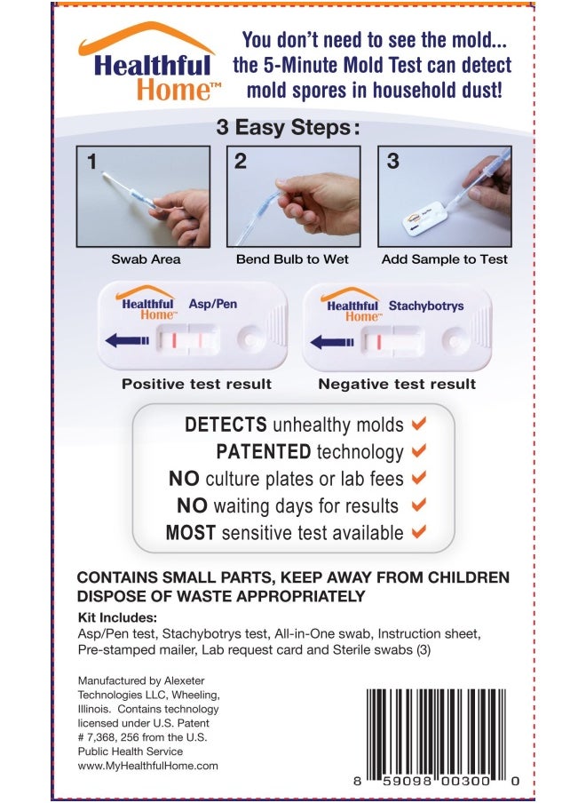 Generic Healthful Home 5 Minute Mold Test  - Image 2
