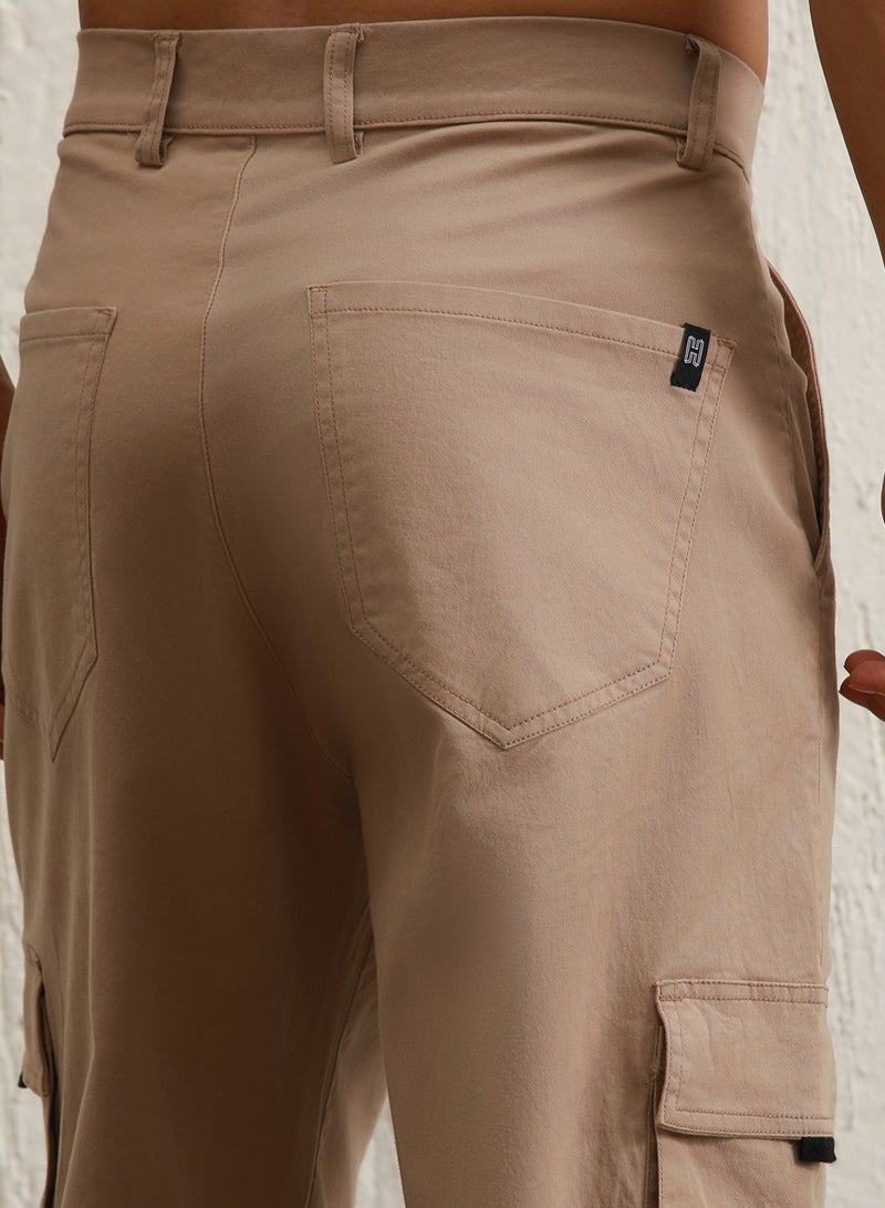 هوبرهولمي بنطلون كارجو رجالي بقصة فضفاضة ولون  وخصر متوسط - Image 5