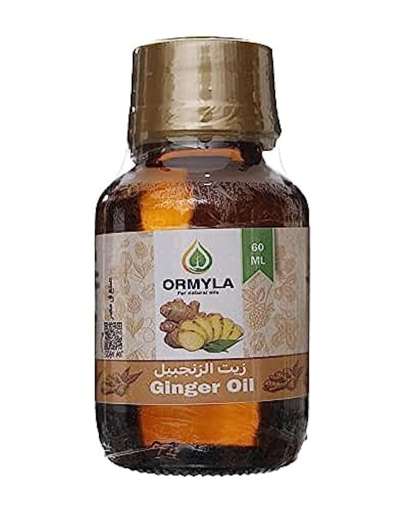Ormyla Ginger Oil Raw Virgin for Hair, Face and Body, 60 ml
