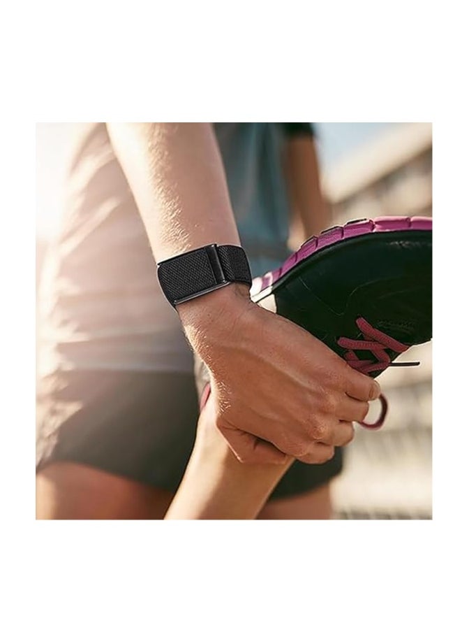 RinGinG - Breathable Elastic Wristband for Whoop 4.0 – Durable adjustable woven strap with moisture-wicking nylon blend, engineered for round-the-clock wear during sleep monitoring, gym workouts, and activity tracking. Combines breathable comfort and strap adjustability for seamless band replacement. Tool-free installation. - Image 1