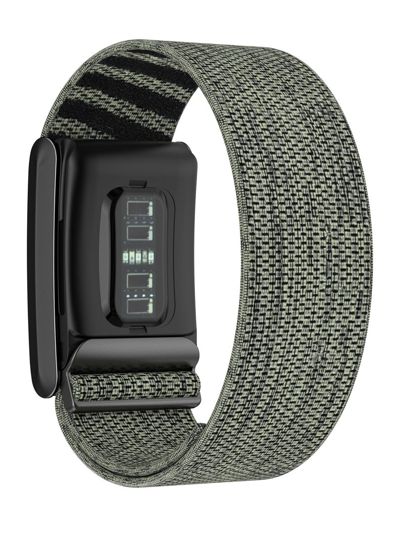 RinGinG - Breathable Elastic Wristband for Whoop 4.0 – Durable adjustable woven strap with moisture-wicking nylon blend, engineered for round-the-clock wear during sleep monitoring, gym workouts, and activity tracking. Combines breathable comfort and strap adjustability for seamless band replacement. Tool-free installation. - Image 1