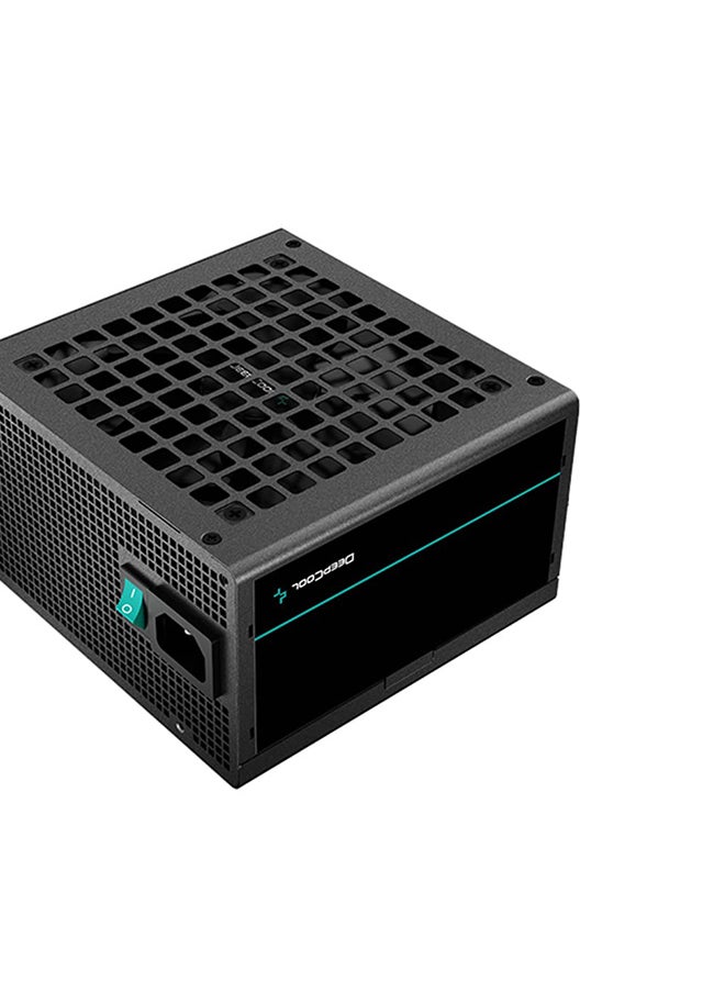 DEEPCOOL Deepcool PF650D 80 Plus مزود طاقة قياسي، 650 واط، حجم المروحة 120 مم، محمل Hypro، PFC نشط + أنبوب مزدوج للأمام، حماية OPP/OVP/SCP، أسود  - Image 5