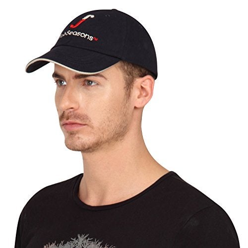 FabSeasons Blue Cotton Unisex Adjustable Size Summer Cap - Image 2