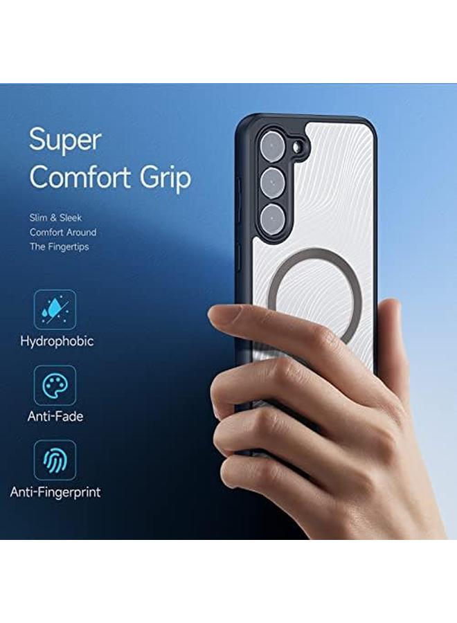 erorex Case For Samsung Galaxy S23 Fe Case Tpu Translucent Matte Back Shockproof Soft Phone Cover Cases With Camera Protection Compatible With Mag Safe Support Wireless Charging S23 Fe Black  - Image 4
