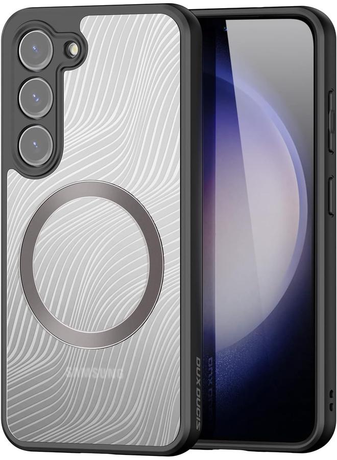 erorex Case For Samsung Galaxy S23 Fe Case Tpu Translucent Matte Back Shockproof Soft Phone Cover Cases With Camera Protection Compatible With Mag Safe Support Wireless Charging S23 Fe Black  - Image 1