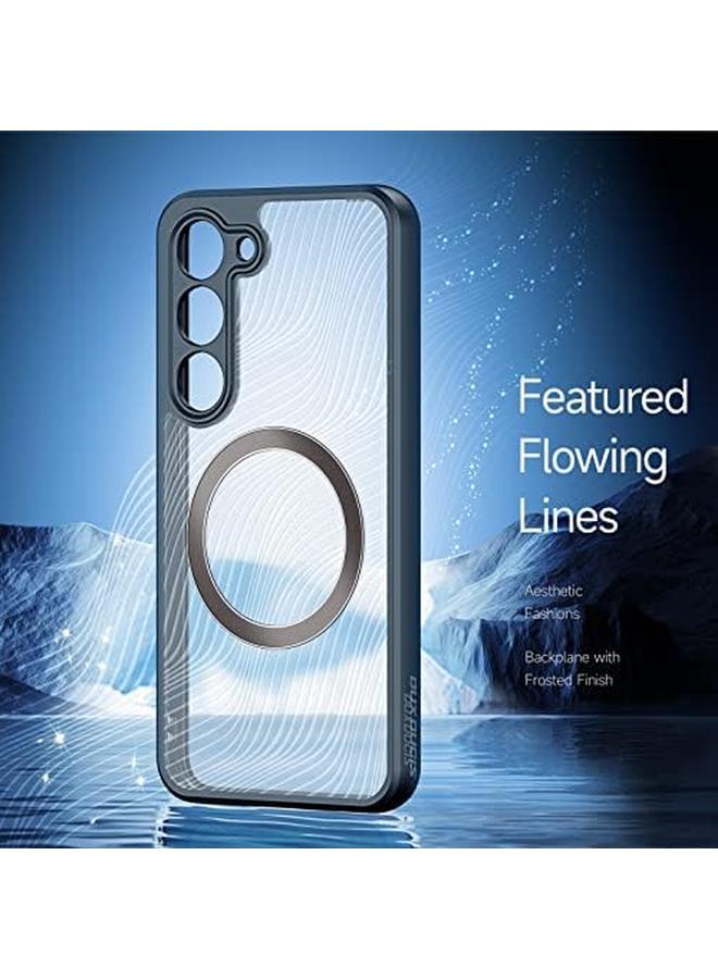 erorex Case For Samsung Galaxy S23 Fe Case Tpu Translucent Matte Back Shockproof Soft Phone Cover Cases With Camera Protection Compatible With Mag Safe Support Wireless Charging S23 Fe Black  - Image 5
