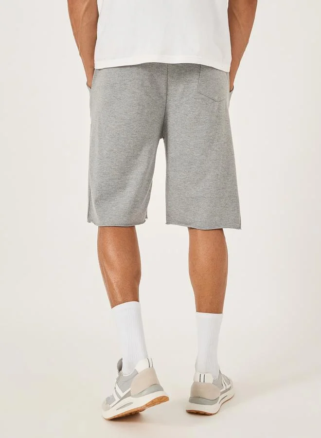 Styli Mid Rise Oversized Shorts with Drawstring