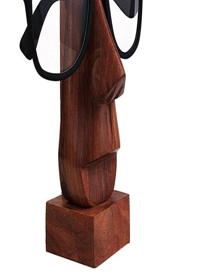 ITOS365 Handmade Wooden Nose Shaped Spectacle Specs Eyeglass Holder Stand Showpiece, 6 Inches, Set of 2 - Image 4
