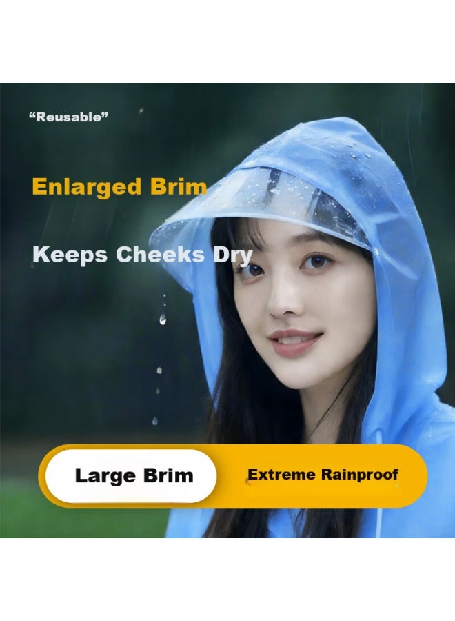 Jtrip Jieban Travel Disposable Raincoat Thickened Extended Adult Portable Rain Poncho Outdoor Mountaineering Hiking Storm Raincoat - Image 1