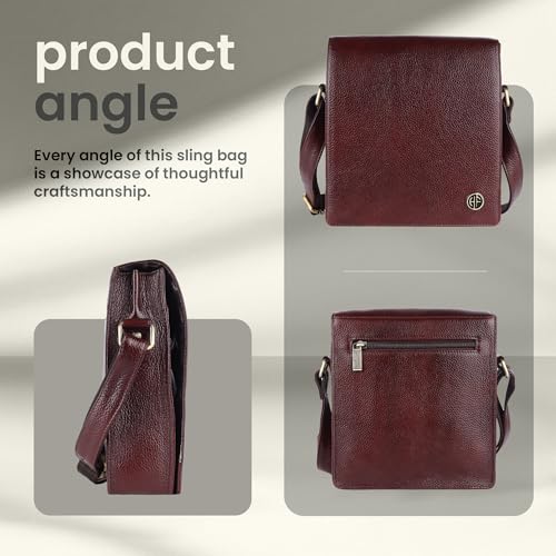 HAMMONDS FLYCATCHER Unisex Messenger Bags (Brown) - Image 3