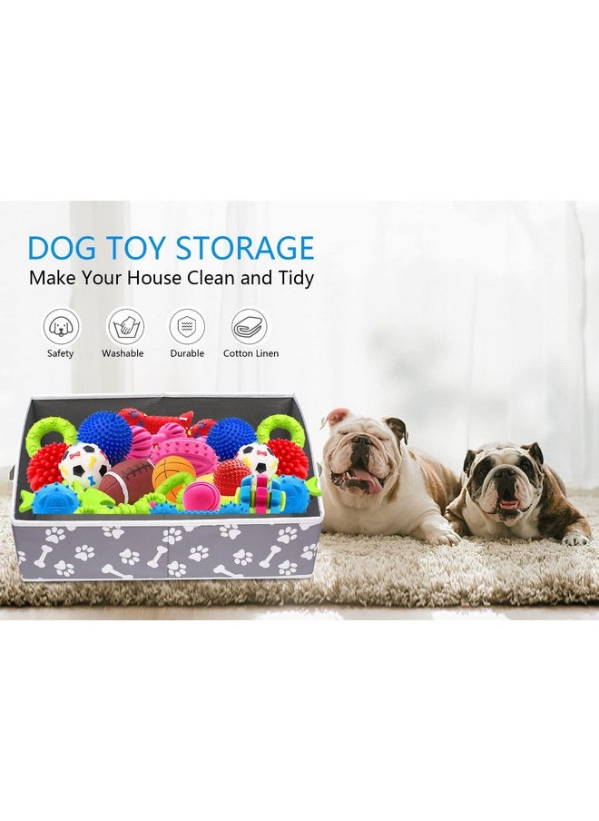 LinenCotton Blend Dog Toy Basket And Dog Toy Box, Dog Toy Basket Storage  Perfect For Organizing Pet Toys, Blankets, Leashes, Chew Toys  Bone Paw - pzsku/Z36F7515C94C627AA9006Z/45/_/1726220819/144558ec-e448-4b7c-922a-c87e0bcde5b3